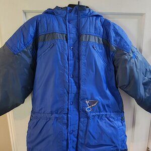 Mighty Mac St. Louis Blues Boys Puffer Coat with Hood
